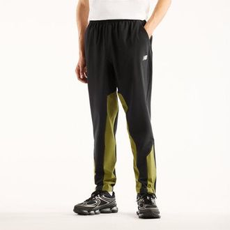 New Balance Uomo Utility Stretch Woven Pant in Verde/Nero, Poliestere, Taglia XL