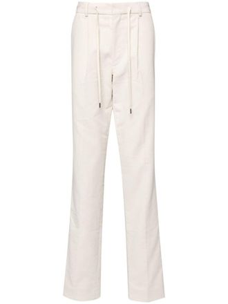 N.Peal drawstring fastening waist trousers - Neutrals