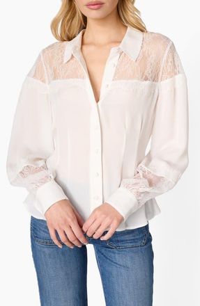 Cami NYC Lucena Silk Shirt in Macadamia at Nordstrom, Size Xx-Small