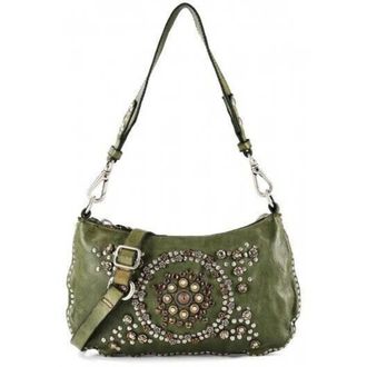 Campomaggi Shoulder Bags, female, Green, Size: ONE SIZE Monospalla Teresa