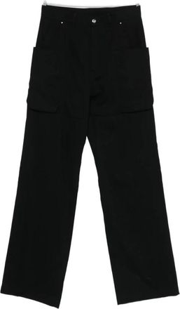 Rick Owens Wijde Pijpen Broek - Heren - Wijde Broeken - Zwart - W33 - Broeken