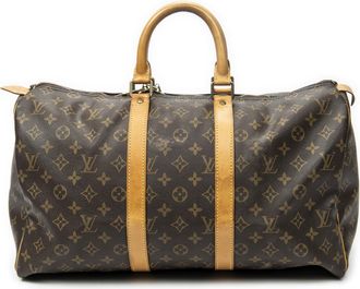 Louis Vuitton Pre-owned Womens Keepall 45 Travel Bag - Brown - One Size