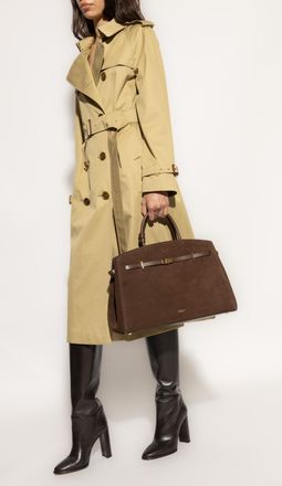 Burberry Trench Coat Waterloo, Womens, Beige