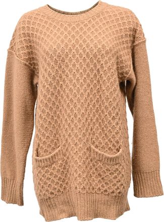 Marni Knit Sweater Dress in Brown Wool