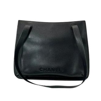 Chanel Pre-owned Shoulder Bags, female, Black, Size: ONE SIZE Pre-owned Vintage Shoulder Bag