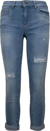 Liu Jo Dames, Jeans, Blauw, Maat: W28 Katoen