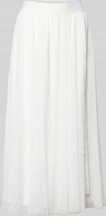 Vera Mont Midirock aus T&uuml;ll in Weiss, Gr&ouml;&szlig;e 40