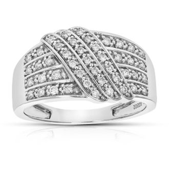 Vir Jewels 1/3 cttw Lab Grown Diamond Ring in Sterling Silver For Women