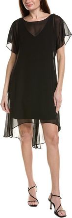 Adrianna Papell High-Low Solid Midi