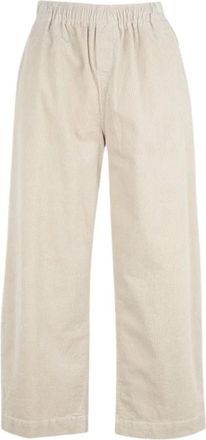 Jcsophie Parvati Broek - Dames - Wijde Broeken - Beige - M - Katoen - Broeken