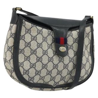 Gucci Pre-owned Cross Body Bags, female, Blue, Size: ONE SIZE Pre-owned Shoulder Bag