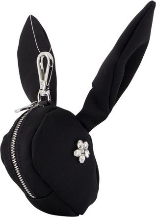Simone Rocha Hare-Shaped Black Synthetic Wallet