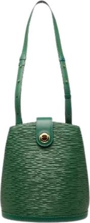 Louis Vuitton Pre-owned Epi Shoulder Bag - Dames - Vintage Tas - Groen - ONE Size - Leer - Vintage