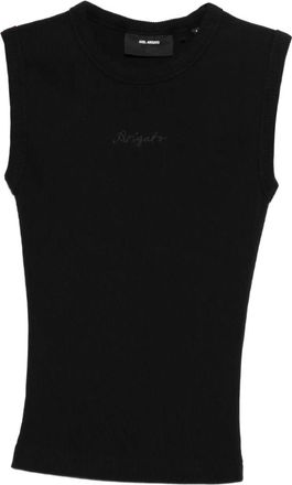 Axel Arigato Top in maglia a coste - Nero