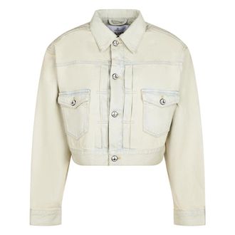 Vivienne Westwood Denim Jackets, female, Blue, Size: L Cropped Marlene Jacket