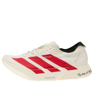 adidas (WMNS) adidas Adizero Adios Pro 4 White Better Scarlet Black JR6350