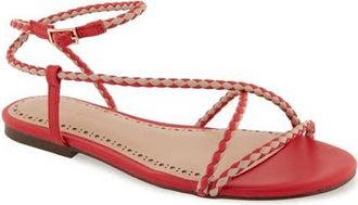 Rebecca Minkoff Ayla Ankle Strap Sandal in Red/Nude at Nordstrom, Size 8.5