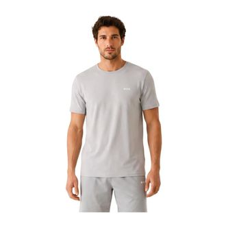 HUGO BOSS Tops, Heren, Grijs, L, Katoen, Mix&Match T-shirt R