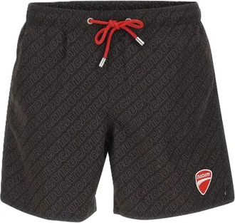 MC2 Saint Barth Black Gustavia Classic Swim Shorts