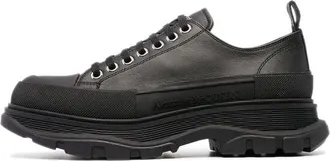 Alexander McQueen Tread Slick Lace Up Black 627225WHZ621081