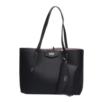 Guess Tassen, Dames, Zwart, ONE Size, Leer, Brenton Tote