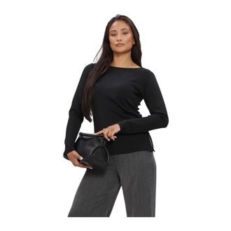 MY ESSENTIAL WARDROBE Mwhelle Asymmetrische Blouse - Dames - Tops - Zwart - Maat: M Leer