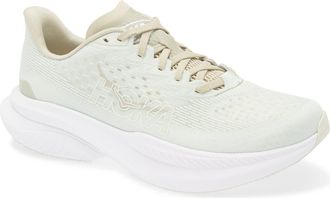 Hoka One One Mach 6 Running Shoe in Oyster Mushroom /Truffle Salt at Nordstrom, Size 10.5