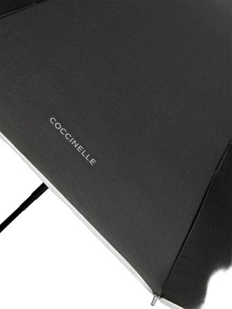 Coccinelle Womens Umbrella Black Accessories Fabric Pongee Waterproof Umbrellas
