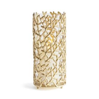 Napa Home & Garden Celine Hurricane Candle Holder in Gold at Nordstrom