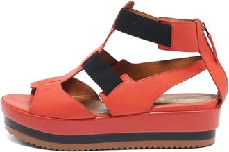 Fendi Sandali con plateau - Rosso