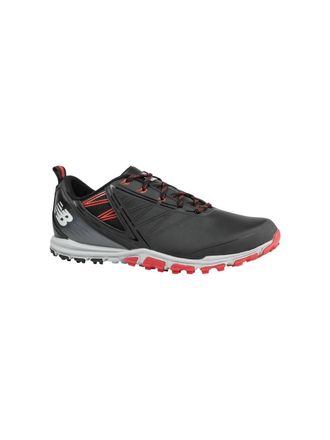 New Balance Mens Minimus Golf Shoe In Black/grey/red
