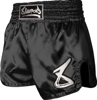 OEM Pantalones Cortos De Muay Thai 8 Weapons, Negros/blancos, Talla L
