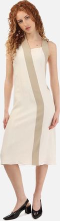 HUGO BOSS Womens Danelava Dress - White - Size: 14