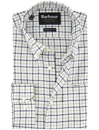 Barbour regular fit overhemd grijs
