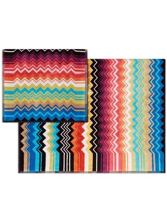 Missoni Home Giacomo two-piece towel set - unisex - Cotton - One Size - Multicolour