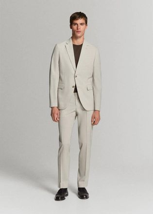 Mango Pantaloni completo Tur&iacute;n 100% lana beige - Uomo - 44 - MANGO MAN