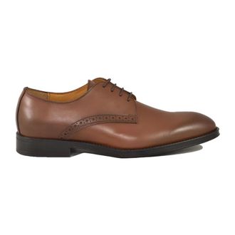 A.Testoni Leren Schoenen - Rubberen Zool - Heren - Nette schoenen - Bruin - 44 EU - Leer - Schoenen