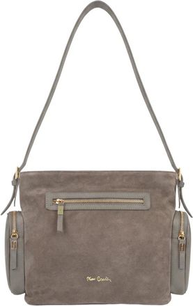 Pierre Cardin Schoudertas - Dames - Schoudertassen - Grijs - ONE Size - Leer - Tassen