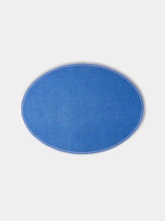 La Gallina Matta Oval Linen Placemats (Set of 4)
