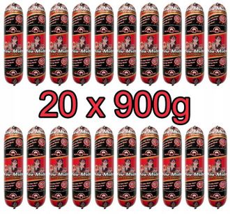 OEM Barras De Comida Para Perros De Carne De Res 95% Carne Hau-miau, Paquete De 20 Unidades De 900 G