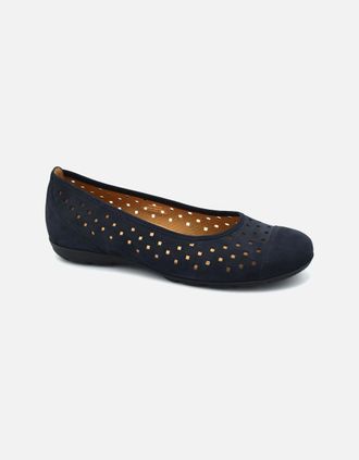 Gabor Womens RUFFLE 64.169 LADIES SHOE - Black - Size: 5.5/EE