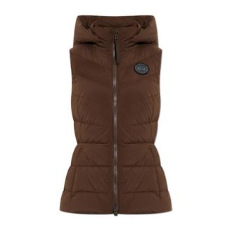 Canada Goose Clair Vest - Dames - Bodywarmers - Bruin - M - Leer - Jassen
