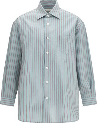 Namacheko Mens Shirt Colt Aquamarine-Garnet Cotton Aquamarine/garnet