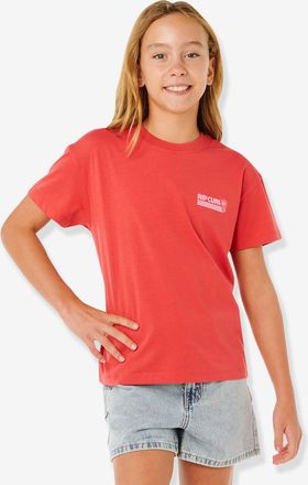 Rip Curl M&auml;dchen T-Shirt Ocean Break RIP CURL rot