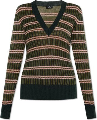 Etro Truien & Vesten, Dames, Groen, S, Gestreepte trui