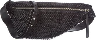 Rag & Bone Rag & Bone Petra Mini Sling Diamante Mesh Leather Belt Bag
