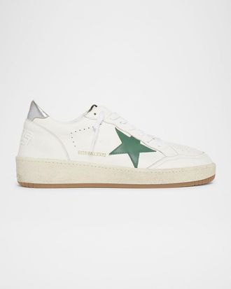 Golden Goose Men & apos;s Ball Star 2 Leather Low-Top Sneakers