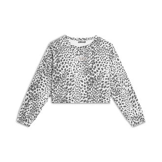 Freddy Felpa cropped comfort fit animalier
