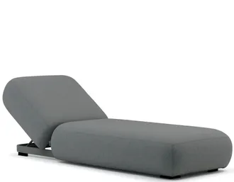 LLR Collection Premium Outdoor Gartenliege Olala - Dunkelgrau