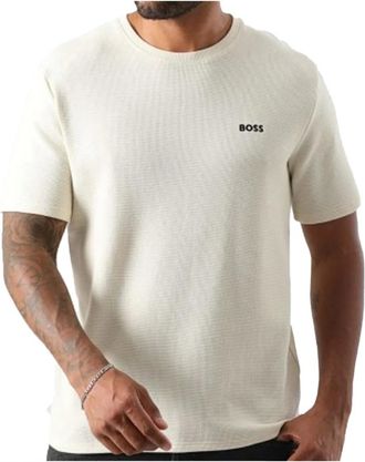 HUGO BOSS Hombre, Camisetas, Blanco, Talla: S